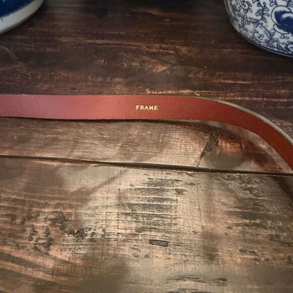 NWT FRAME Le Polygon Belt in Python Multi